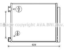 AVA QUALITY COOLING dn5422d -  Конденсатор, кондиционер
